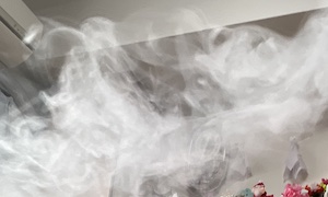 ドクターベイプ使用時に出る煙の写真